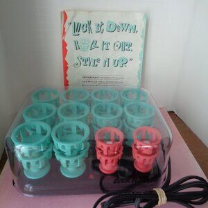 CLAIROL LOCK N ROLL HOT BT-1 SPOOLIE STYLE ROLLERS SET 24